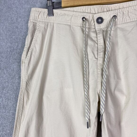 Vuori Pants Womens L Beige Ripstop Mid Rise Pant - Picture 4 of 10